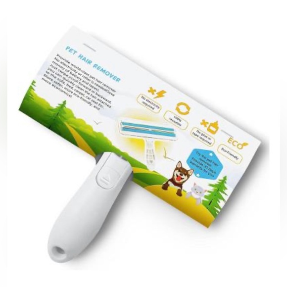 Mindful Design Other - Pet Hair Roller, Reusable, Self Clean, Eco-Friendly, Carpet, Furniture, Auto Red